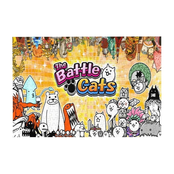 The Battle CatsJigsaw Puzzle,300 puzzle pieces Gift Toys Art Home Decor