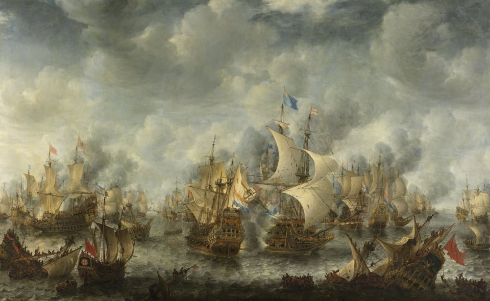 The Battle Of Terheide Canvas Art - (24 x 18)