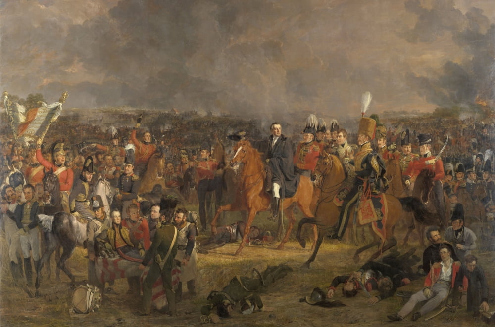 The Battle Of Waterloo Canvas Art - (36 x 24)