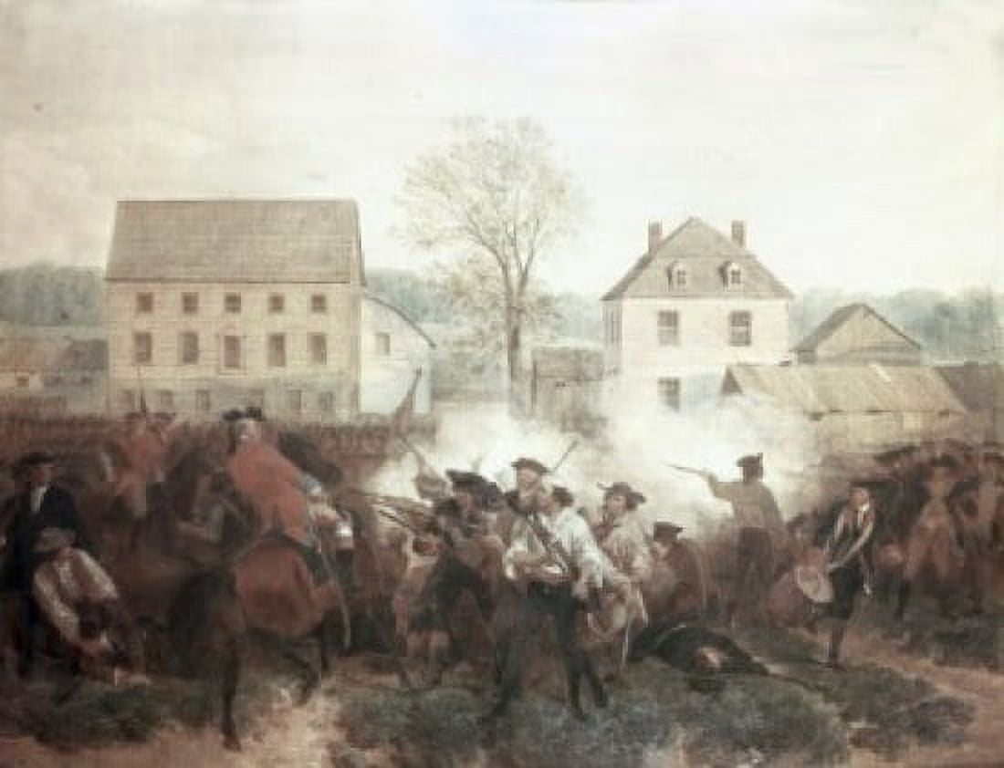 The Battle of Lexington Alonzo Chappell (1828-1887 American) Canvas Art - Alonzo Chappell (18 x 24)