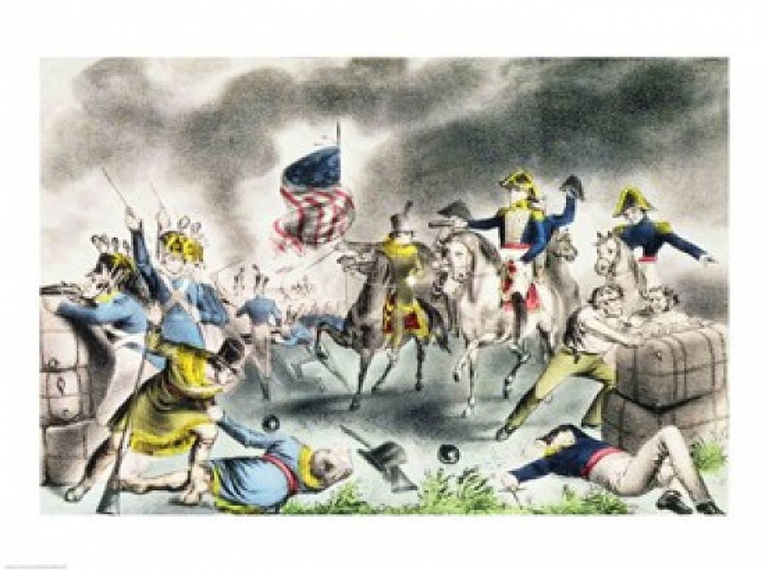 The Battle of New Orleans January 8th 1814 Canvas Art - (24 x 18)