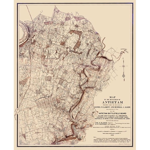 The Battlefield Of Antietam Landowner - Lamont Poster Print by Lamont Lamont (24 x 36) # CWAN0009
