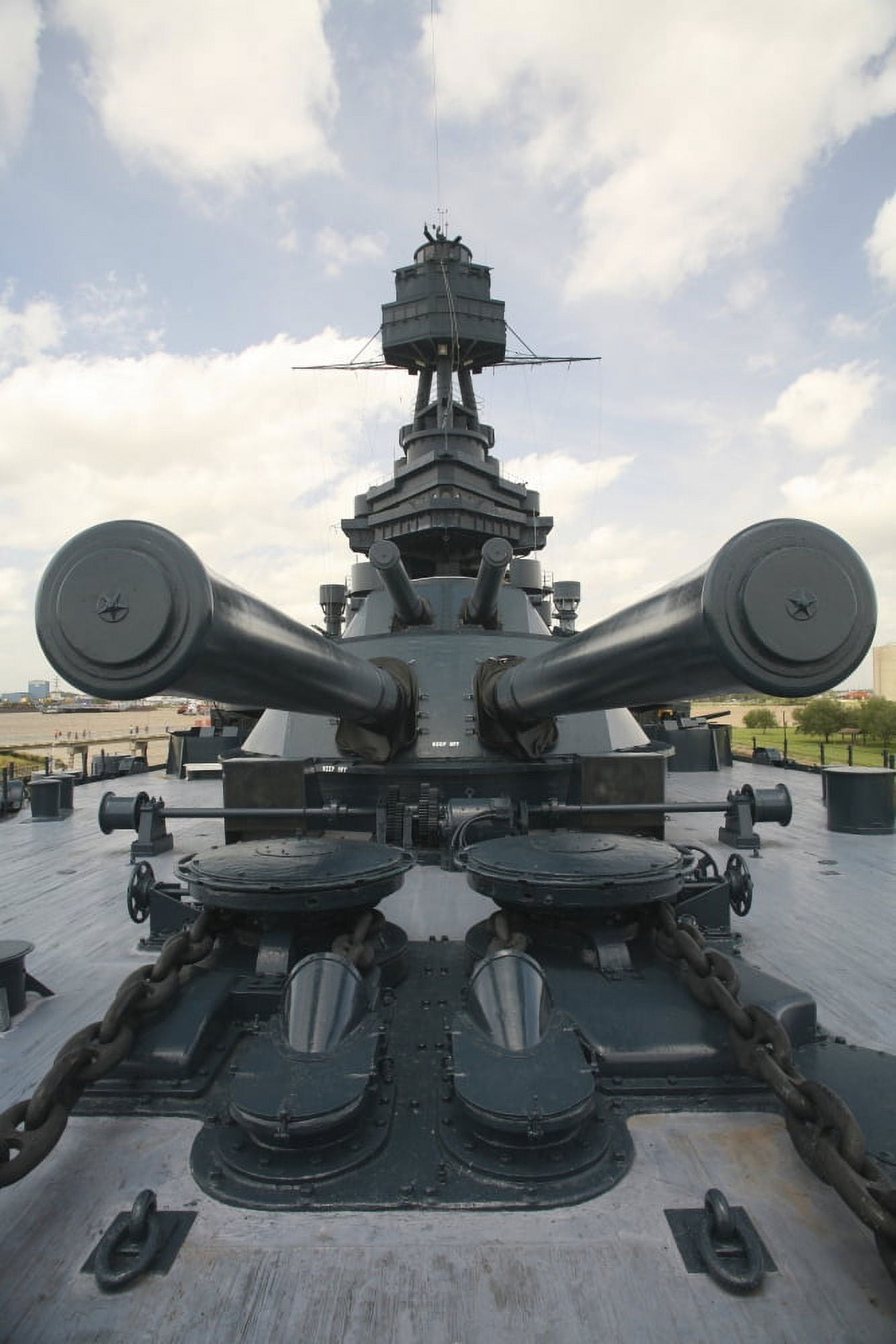 The Battleship USS Texas Canvas Art - Michael WoodStocktrek Images (23 x 35)