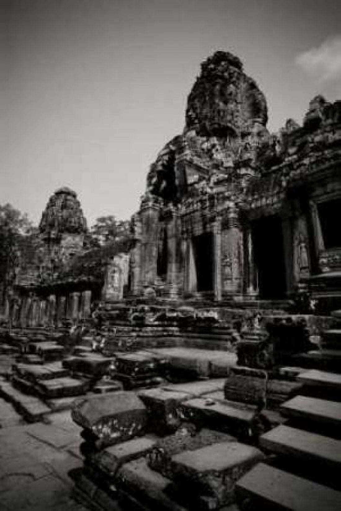 The Bayon BW I Canvas Art - Erin Berzel (12 x 18)