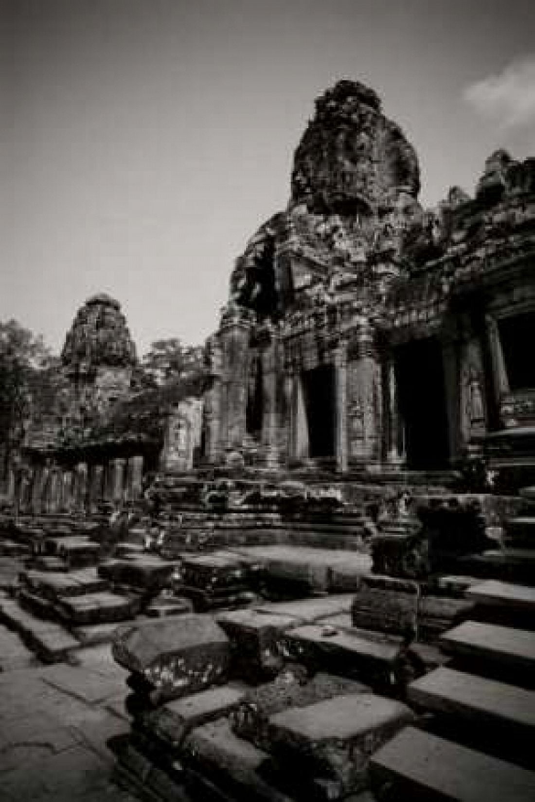 The Bayon BW I Canvas Art - Erin Berzel (24 x 36)