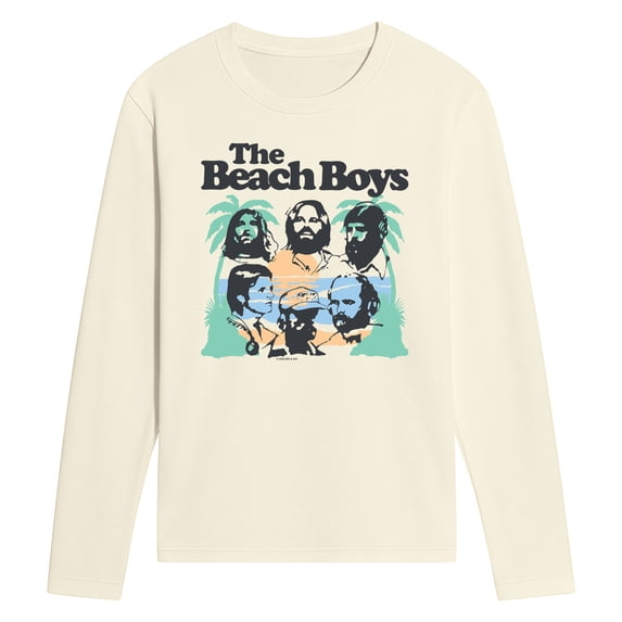 The Beach Boys - Beach Portrait Long Sleeve Graphic T-Shirt