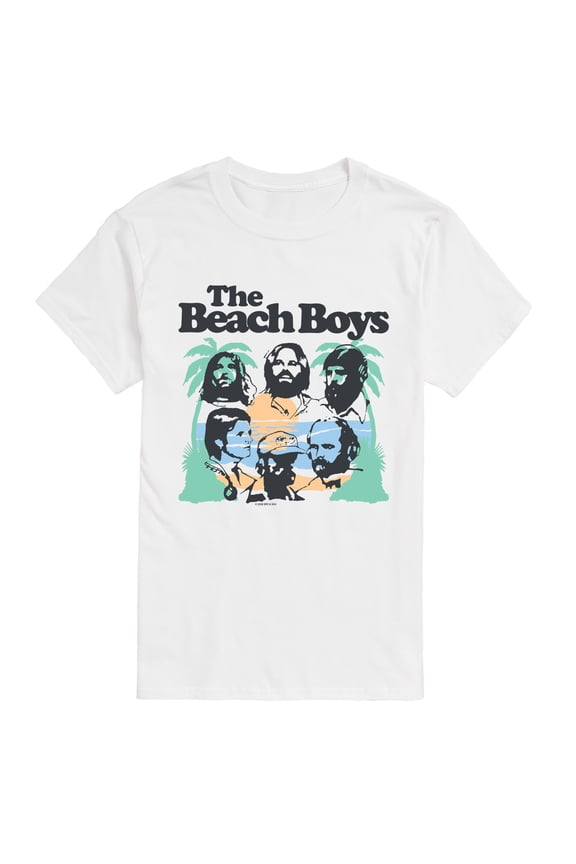 - Beach Portrait - Men's Short Sleeve Graphic T-Shirt