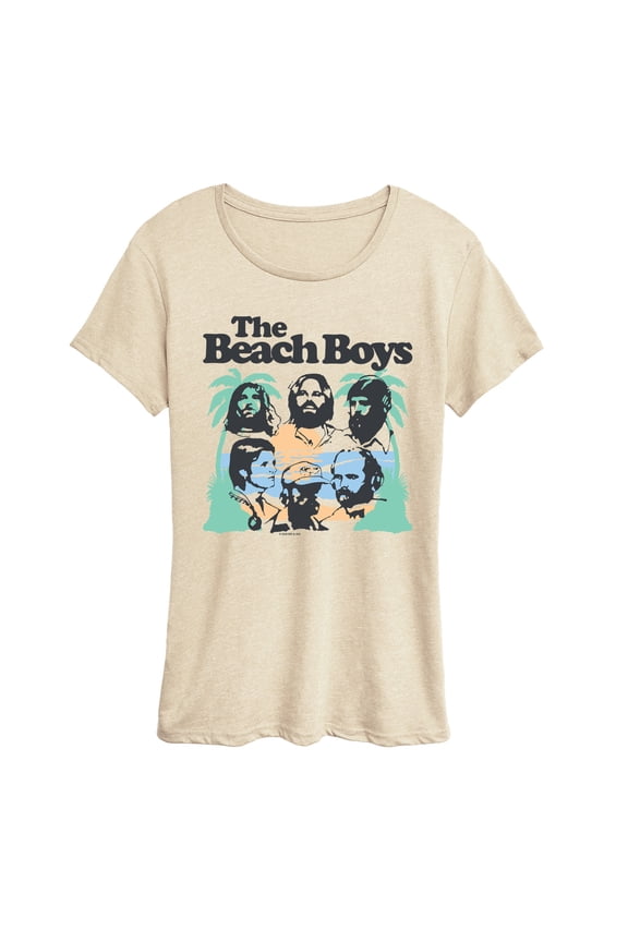 - Beach Portrait Short Sleeve Graphic T-Shirt