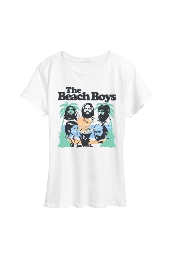 - Beach Portrait - Women's Short Sleeve Graphic T-Shirt