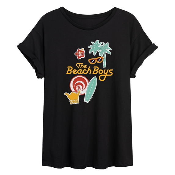 The Beach Boys - Faux Patches Women's Relaxed Fit T-Shirt