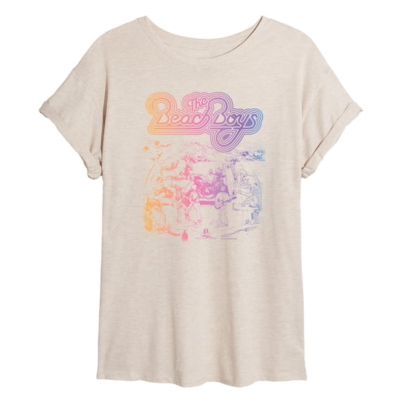 The Beach Boys - Rainbow Oversized Graphic T-Shirt