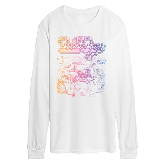 The Beach Boys - Rainbow Long Sleeve Graphic T-Shirt