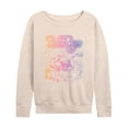 thumbnail image 1 of The Beach Boys - Rainbow Women's Lightweight French Terry Wide Neck Long Sleeve Graphic Shirt, 1 of 4