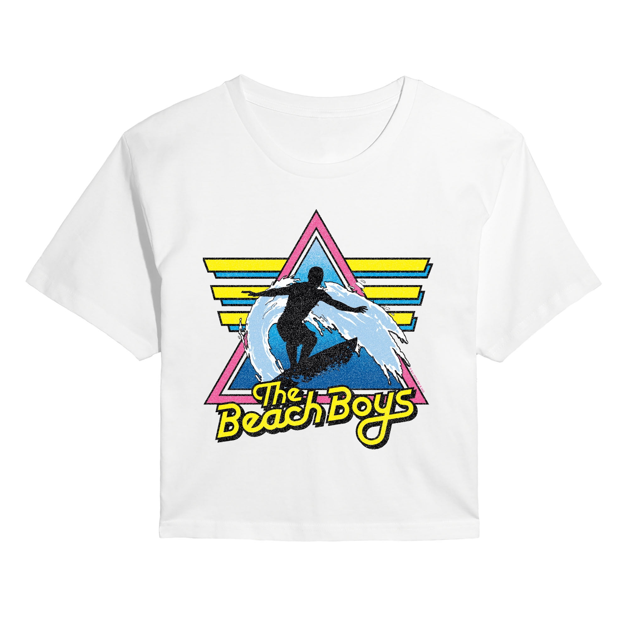 The Beach Boys - Retro Surf - Juniors Cropped Graphic T-Shirt