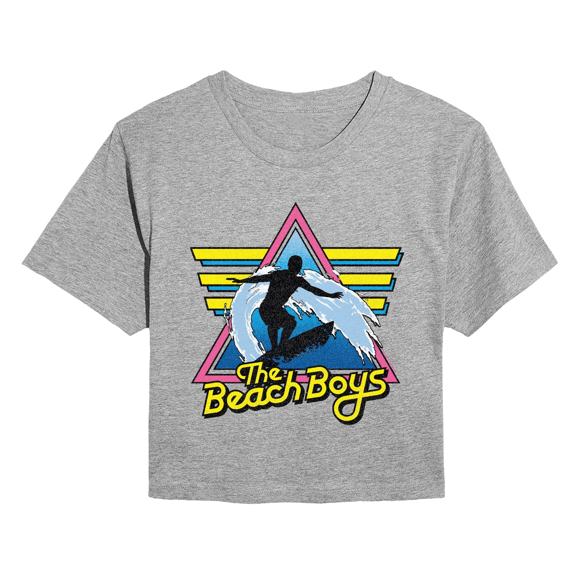 The Beach Boys - Retro Surf - Juniors Cropped Graphic T-Shirt