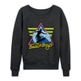 thumbnail image 1 of The Beach Boys - Retro Surf Women's Lightweight French Terry Wide Neck Long Sleeve Graphic Shirt, 1 of 4