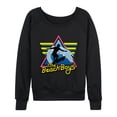 thumbnail image 1 of The Beach Boys - Retro Surf Women's Lightweight French Terry Wide Neck Long Sleeve Graphic Shirt, 1 of 4
