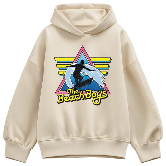 The Beach Boys - Retro Surf Women's Oversized Fleece Hoodie Sweatshirt