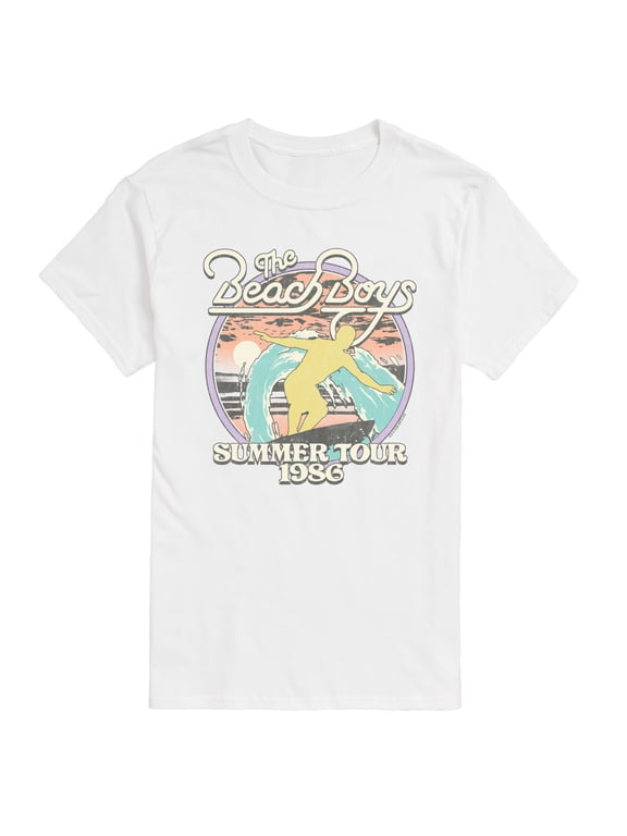 - Summer Wave Men's Short Sleeve Graphic T-Shirt