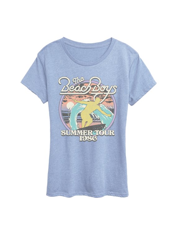 - Summer Wave Women's Short Sleeve Graphic T-Shirt