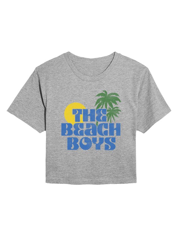 - Sun Palms Women's Cropped Graphic T-Shirt