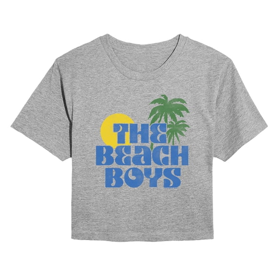 The Beach Boys - Sun Palms - Juniors Cropped Graphic T-Shirt