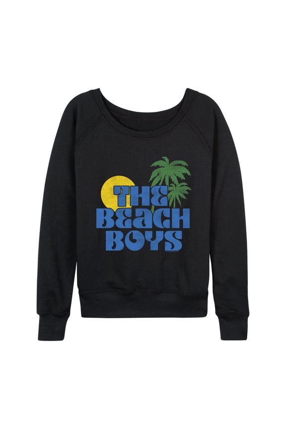 - Sun Palms - Women's French Terry Long Sleeve Pullover