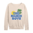 thumbnail image 1 of The Beach Boys - Sun Palms Women's Lightweight French Terry Wide Neck Long Sleeve Graphic Shirt, 1 of 4