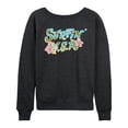 thumbnail image 1 of The Beach Boys - Surfin Usa Women's Lightweight French Terry Wide Neck Long Sleeve Graphic Shirt, 1 of 4