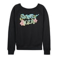 thumbnail image 1 of The Beach Boys - Surfin Usa Women's Lightweight French Terry Wide Neck Long Sleeve Graphic Shirt, 1 of 4