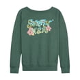 thumbnail image 1 of The Beach Boys - Surfin Usa Women's Lightweight French Terry Wide Neck Long Sleeve Graphic Shirt, 1 of 4