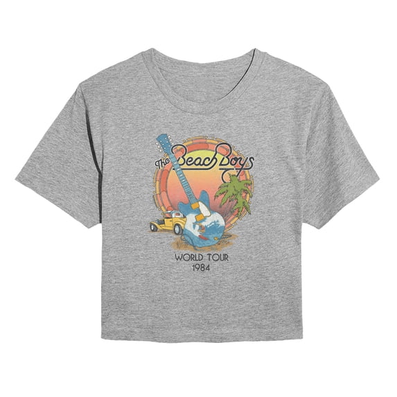 The Beach Boys - World Tour Cropped Graphic T-Shirt