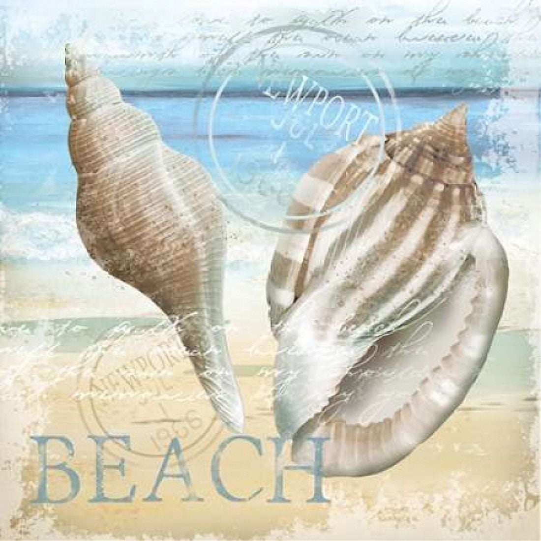 The Beach Canvas Art - Conrad Knutsen (24 x 24)