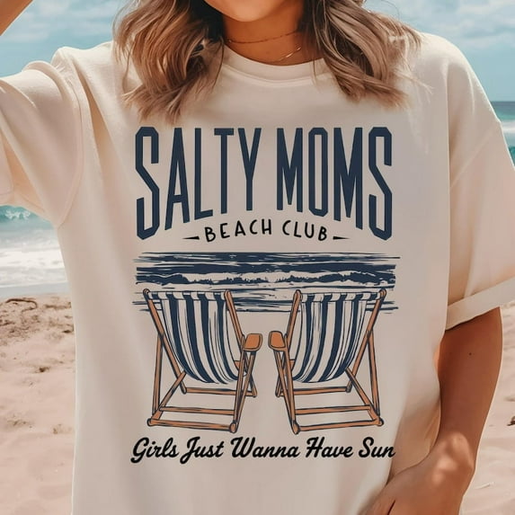 The Beach Club Shirt, Trendy Summer t-shirt, Aesthetic Beach Shirt , Retro Beach Girl Shirt, Funny Sarcastic Mom Design TH150547