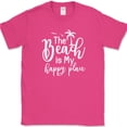 thumbnail image 1 of The Beach Is My Happy Place T-Shirt Funny Family Vacation Gift Tee - Pink, 3XL, 1 of 1