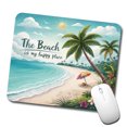thumbnail image 1 of The Beach Is My Happy Place Tropical Mouse Pad Low Profile Gaming Mat, 1 of 7