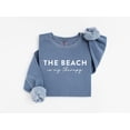 thumbnail image 1 of The Beach Is My Therapy Sweatshirt, Beach Sweatshirt, Therapy Sweatshirt, Beach Shirt, Travel Sweatshirt, Summer Sweatshirt, Cozy Sweatshirt, 1 of 5