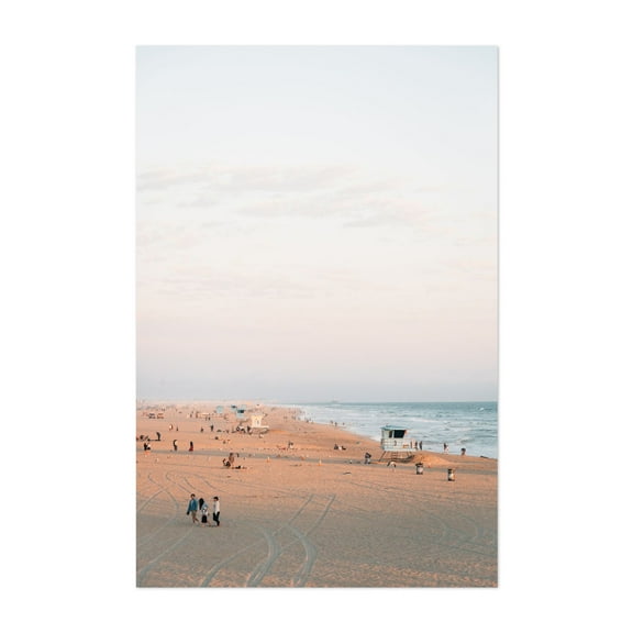 The Beach, Surf City 01 - Huntington Beach California Photography Unframed Wall Art Print 5 x 7 inches