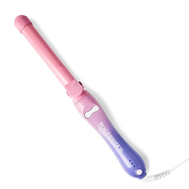 Two curls beachwaver b1 and conair BEACHWAVER Co. B1 Rotating Curling Iron - Midnight Rose - 1  main image 3