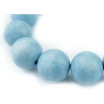 thumbnail image 1 of The Bead Chest Natural 20mm Wooden Beads in Blue - Light for Jewelry Making – Round Loose Wood Spacer Beads I Approximately 20 Beads, 1 of 4