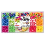 The Beadery 12 Compartment Bead Box-Flower Power; 1150 Beads
