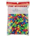 thumbnail image 1 of The Beadery Pony Beads 6mmX9mm 900/Pkg-Neon Multicolor, 1 of 2