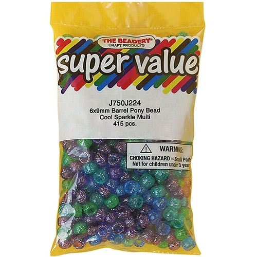 Cousin Fun Packs Assorted Sports Beads - 1 Oz Bag, Multi-Color Football, Basketball, Soccer Shapes