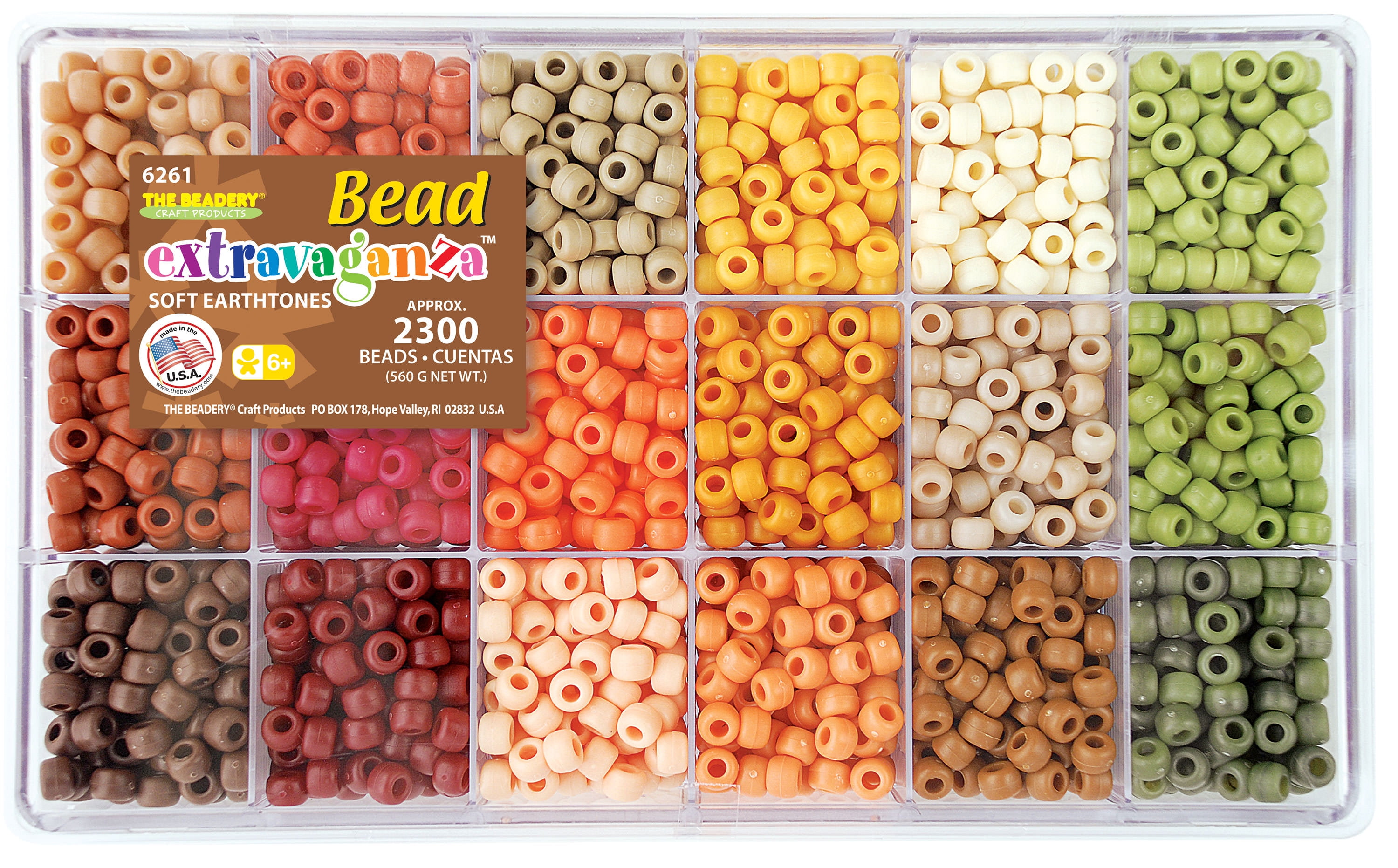 The Beadery 250ct Multicolor Circus Skull Beads