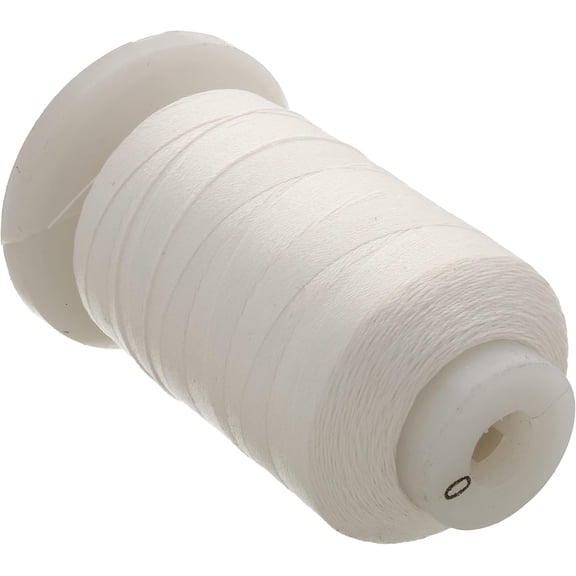 The Beadsmith Pure Silk Cord – White, Size 0 (0.152 mm), 600 Yards (1800 ft), 1/2 oz Spool