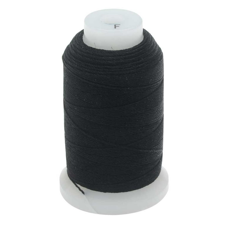 The Beadsmith 100% Silk Beading Thread, Size F, 140 Yards, 1 Spool, Black