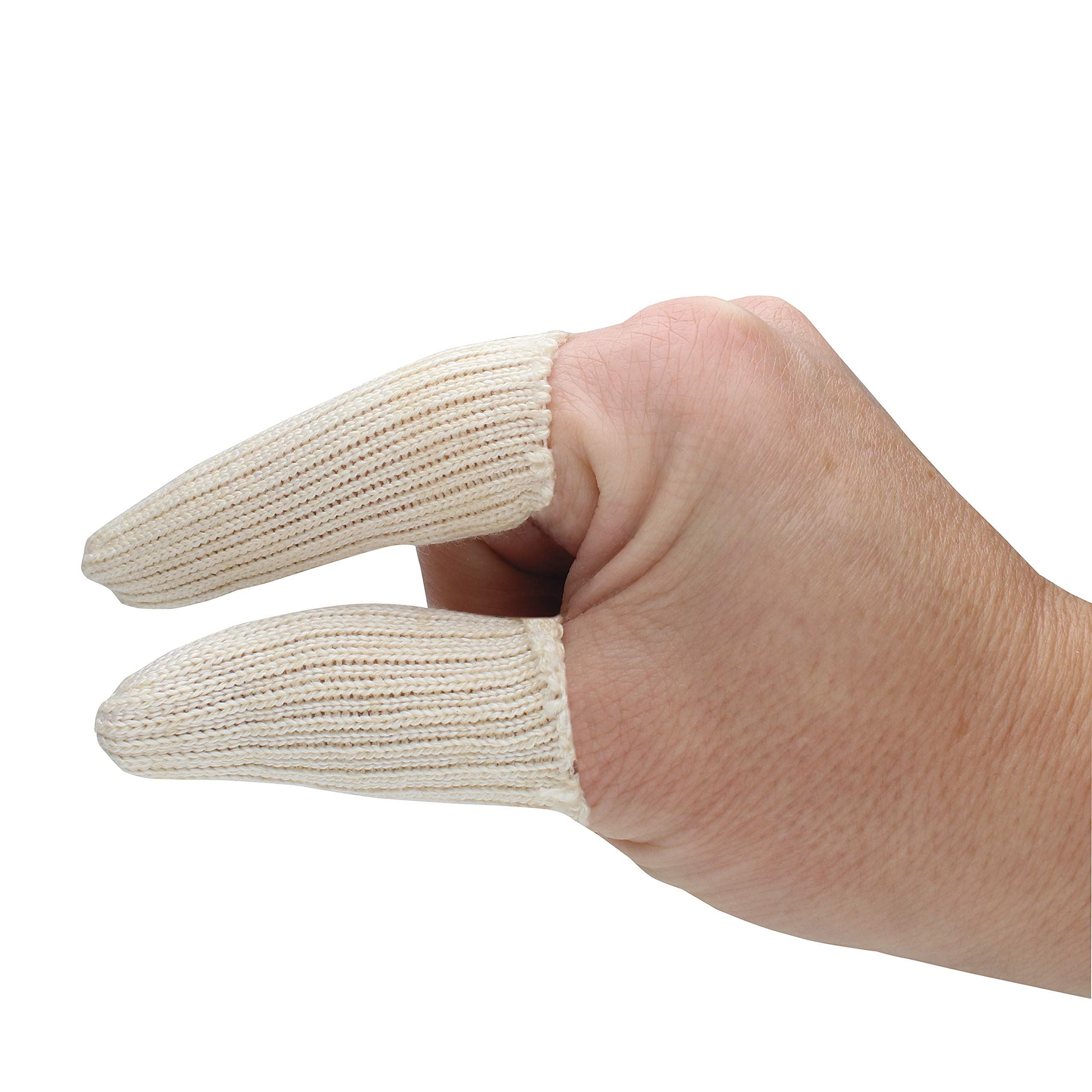 Finger Cots Cotton Finger Guards Elastic Finger Protection Pack of 20