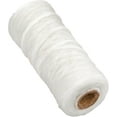 thumbnail image 1 of The Beadsmith Artificial Sinew – Waxed Polyester Cord, White Color, 5-Ply, 1 oz, 33 yds / 98 ft, 1 of 7