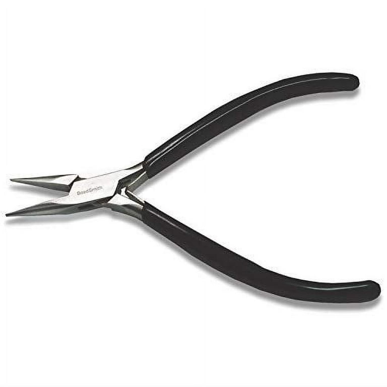 The Beadsmith Chain Nose Pliers – Extra Fine Tips – 4.5 inches (114mm) –  PVC Grip Handle with Double Leaf Springs – Jewelry Making Tool for Creating  Bracelets, Earrings and Necklaces 