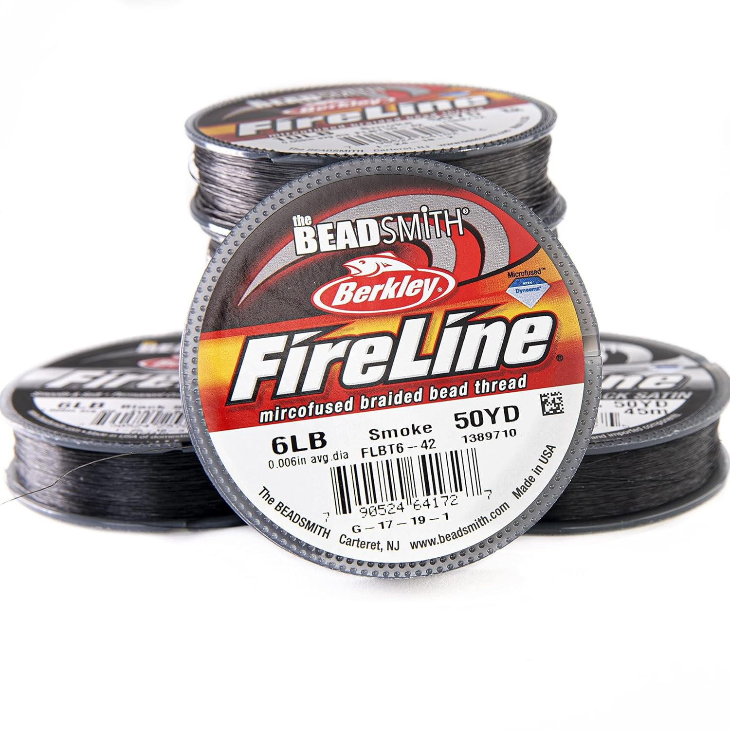 The Beadsmith Fireline by Berkley MicroFused Braided Thread 8lb